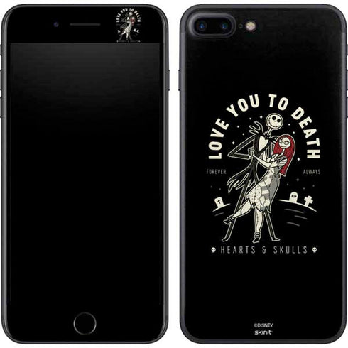 Disney The Nightmare Before Christmas Love You To Death iPhone 8 Plus Skin